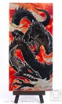 Black Dragon  10 x 15 cm ceramic tile  Dragon! =)