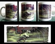 Mugs of Doom - Necrodragon  Media: digitally printed mug  sold out